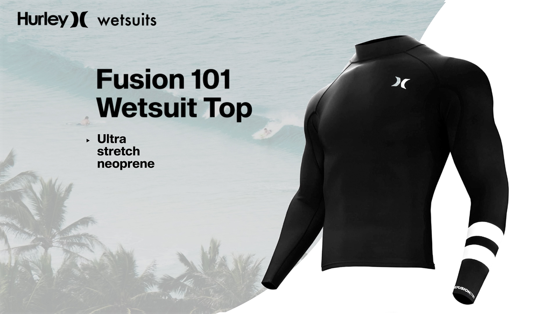 Amazon.com: Hurley Mens Wetsuit Top - Fusion 101 1MM Long Sleeve