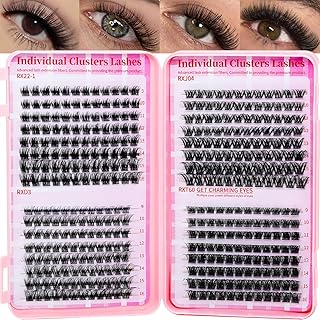 Extensiones de pestañas en racimo de pestañas...