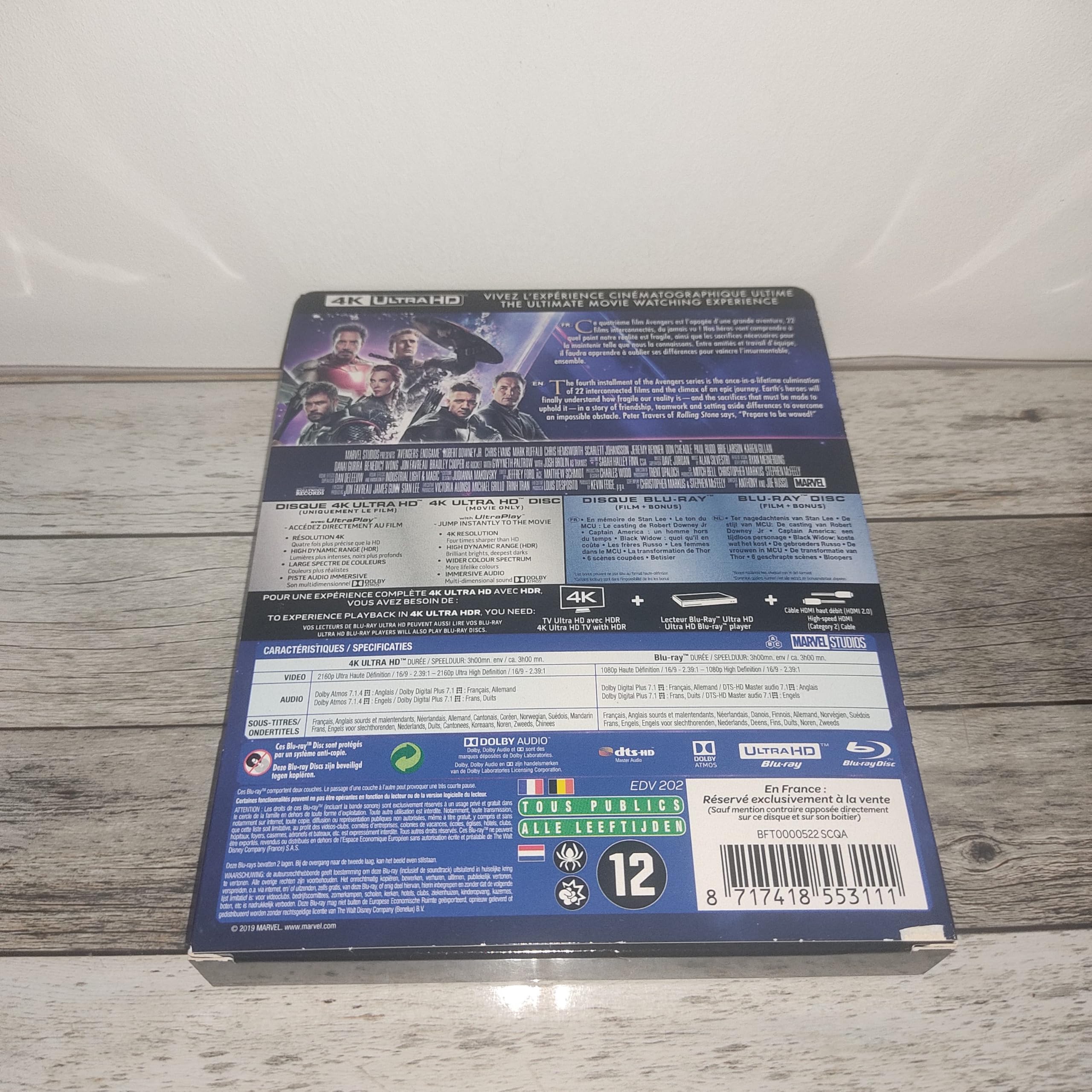 Aduoke Avengers Endgame Edition Limitée Leclerc avec Goodies