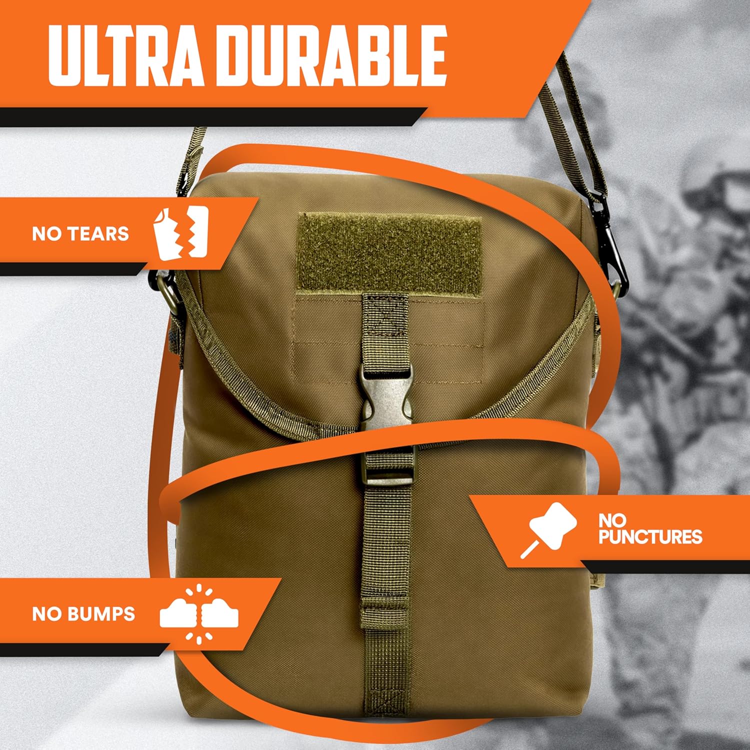 Gas Mask Pouch Bag Respirator-Gear Survival Emergency Professional Equipment (Pouch) - Tactical Green