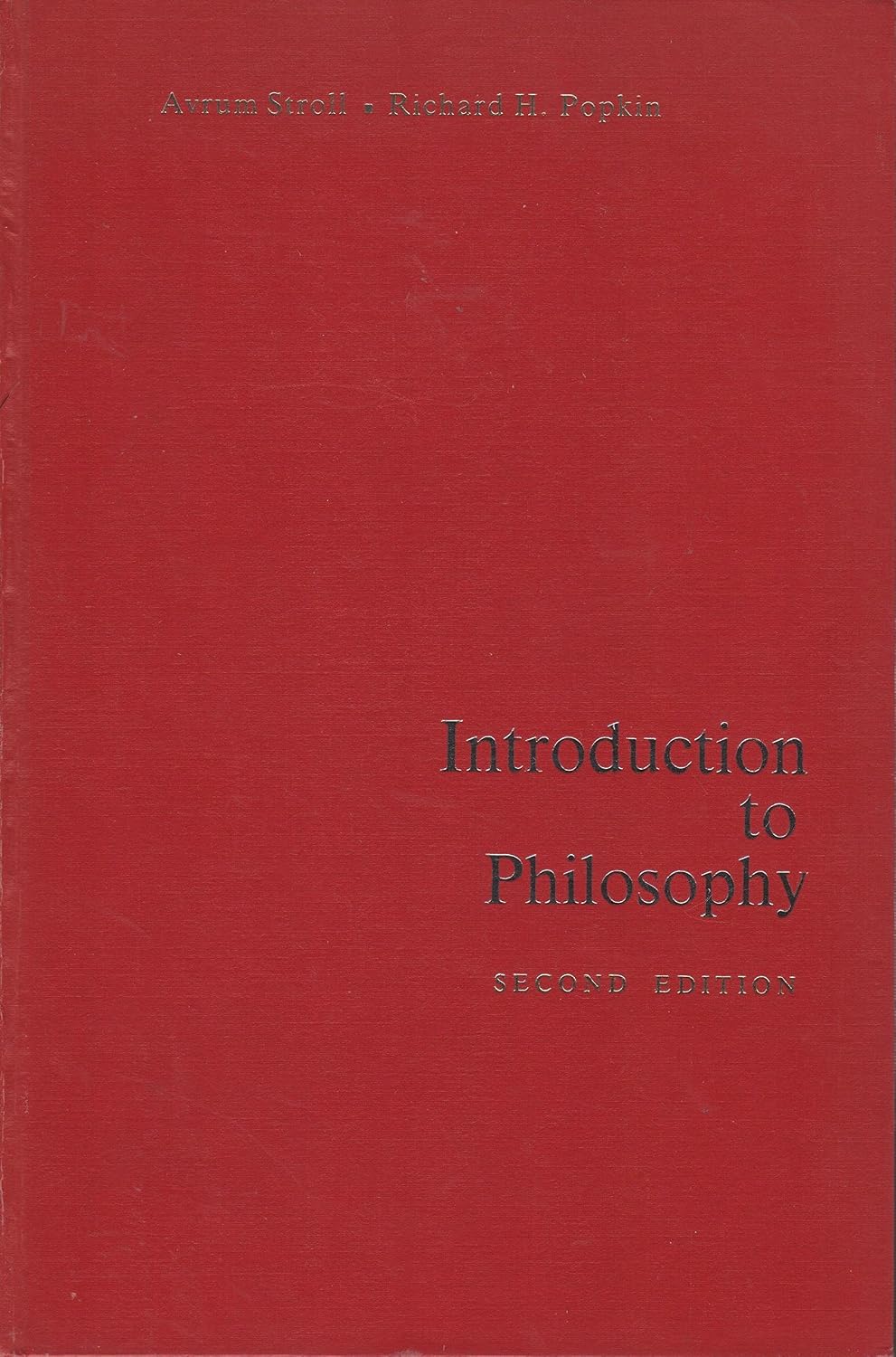 Amazon.com: Introduction to Philosophy: 9780030812514: Avrum Stroll