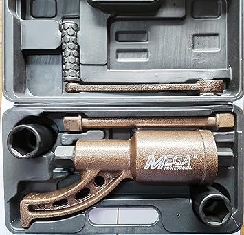 Mega 1" Sq Drive Torque Multiplier 1:68 Ratio Labour Saving Wrench Max Torque 6800Nm ?Box End, Fixed Square Includes 32mm & 33mm Sockets