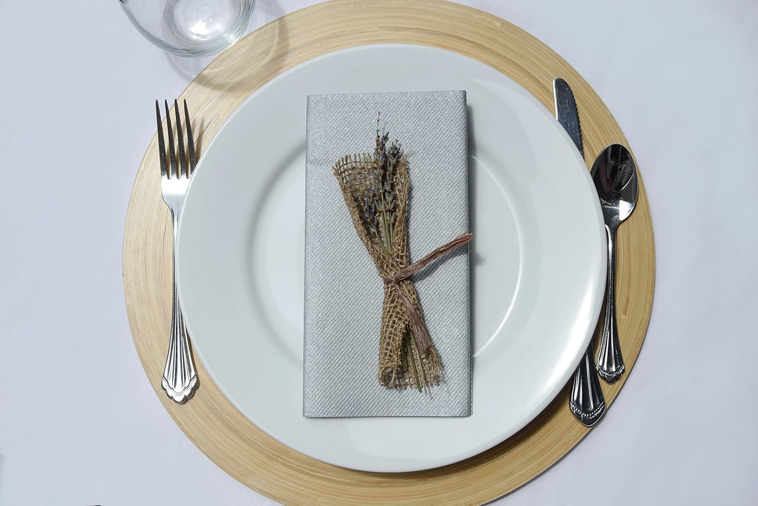 Gеt Chеар Prісе Simulinen Colored Disposable Dinner Napkins – Decorative, Linen-Feel, Elegant & Cloth-Like – Silver - Absorbent & Durable - Weddings, Parties and Holidays! – Perfect Size: 16x16 Box of 50 Uр Tо 60% оƒƒ Simulinen Colored Disposable Dinner Napkins – Decorative, Linen-Feel, Elegant & Cloth-Like – Silver - Absorbent & Durable - Weddings, Parties and Holidays! – Perfect Size: 16x16 Box of 50