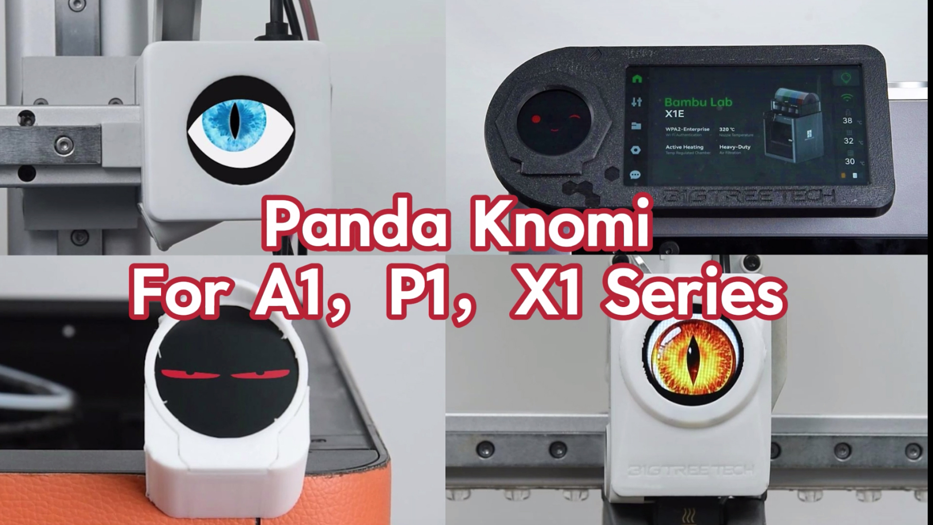 KUMAページ Amazon.com: BIGTREETECH Panda KNOMI UI with Transparent Matte
