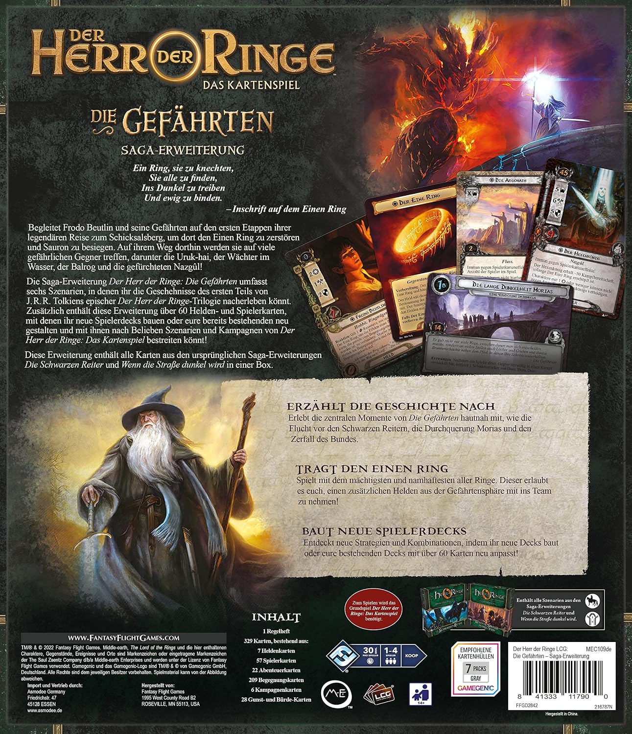 Fantasy Flight Games, The Lord of the Rings: LCG, The Companions, Saga Expansion, Expert Game, Card Game, 1-4 Players - Image 4