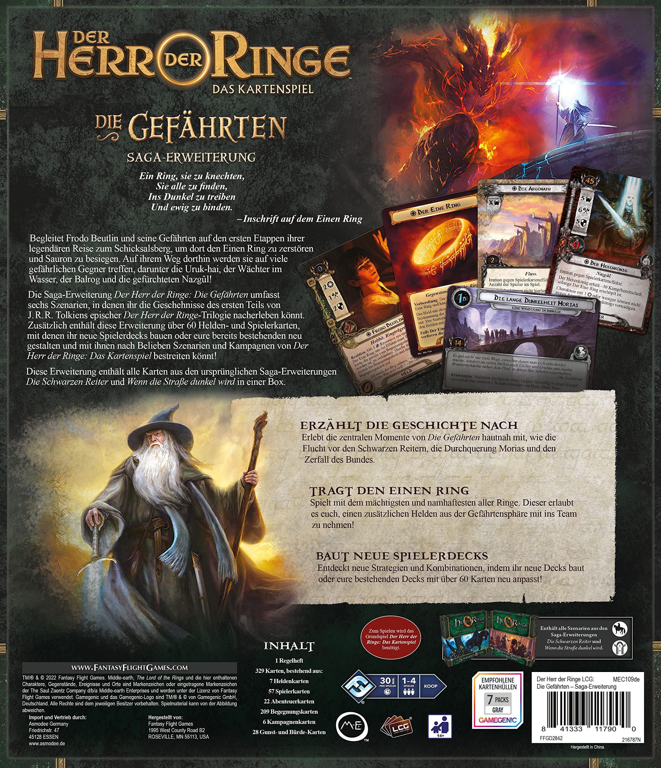 Herr der Ringe Das Kartenspiel - Die Gefährten
