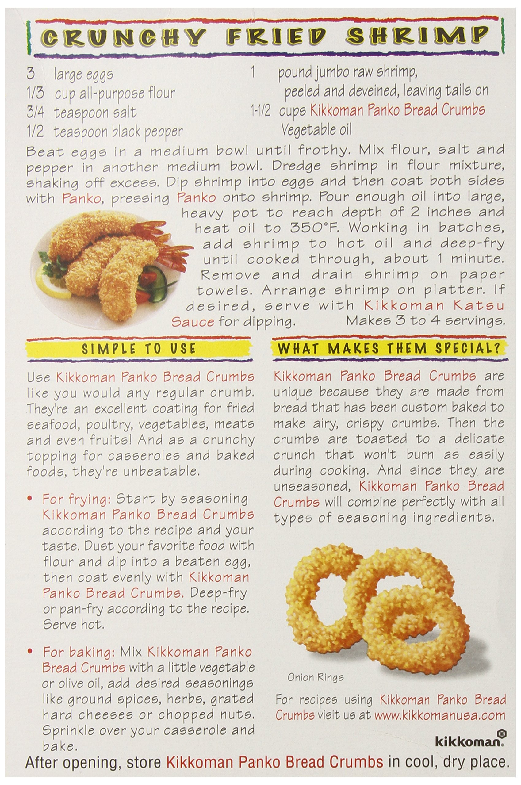 Kikkoman Panko Bread Crumbs Recipes Onion Rings Bryont Blog