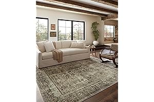 Magnolia Home by Joanna Gaines x Sinclair Pebble/Taupe 7'-6" x 9'-6" Area Rug