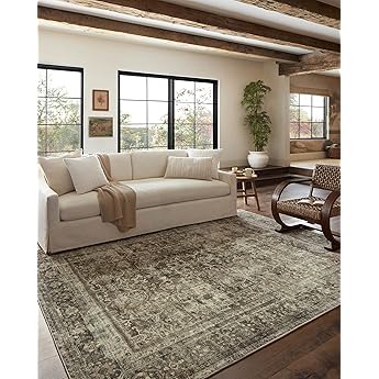 Loloi Magnolia Home by Joanna Gaines Pace Collection PAC-01 Bark/Natural 2'-6" x 10'-0" Runner Rug