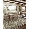 Loloi Magnolia Home by Joanna Gaines Sinclair Collection SIN-01 Pebble/Taupe 2'-3" x 9'-6", .25" Pile Height, Machine Washable, Runner Rug