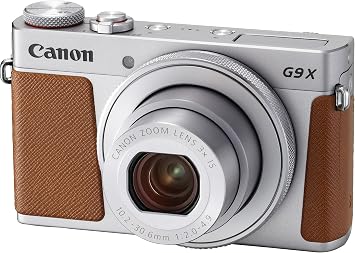 Canon Compact Digital Camera PowerShot G9 X Mark II Silver 1.0-Type Sensor/F2.0 Lens/Optical 3x Zoom PSG9XMARKIISL
