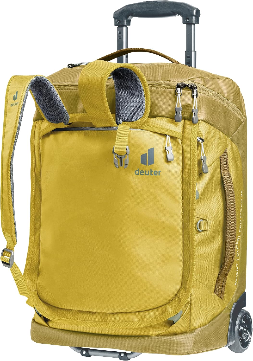 Deuter Unisex AViANT Duffel Pro Movo 36L Wheeled Bag, Corn-Turmeric, 36 Liter