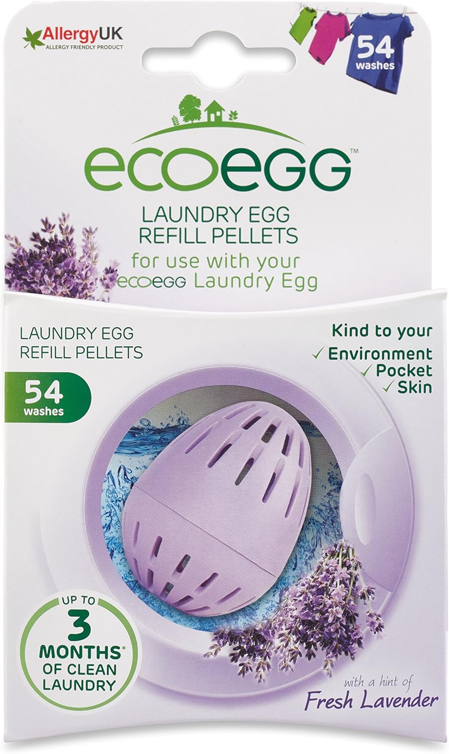 Ecoegg Laundry Egg Refill Pellets (54 Washes) Fresh Lavender Health & Household