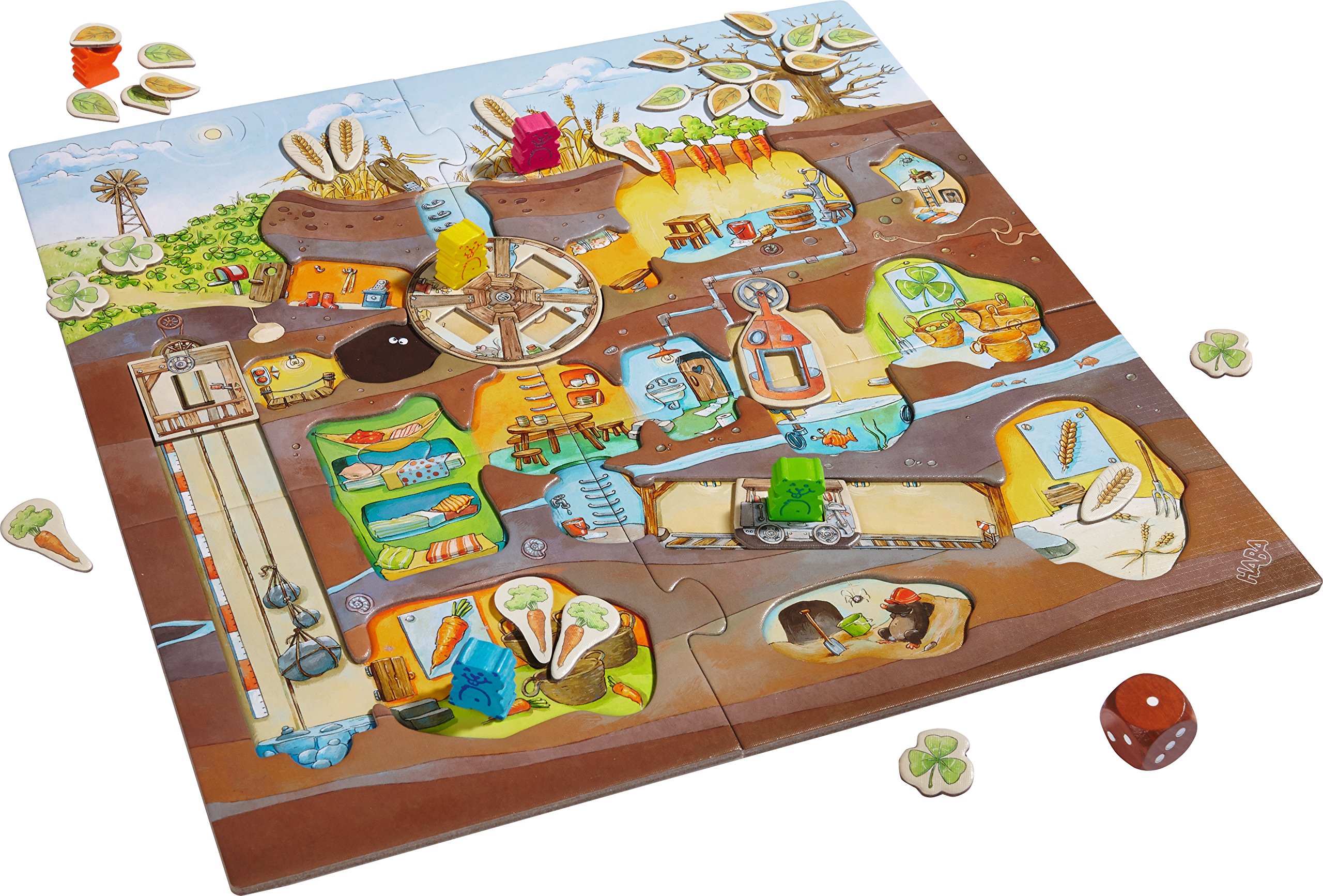HABA 302388 - Trotte Quenotte - Un jeu de société coopératif pour aider les enfants à apprendre à résoudre des problèmes et à établir des priorités pour les 5 ans et plus