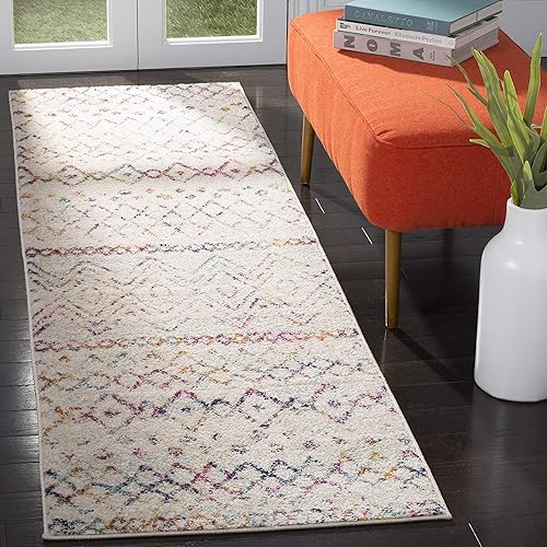Miniatura 19 de SAFAVIEH Madison Collection - Alfombra extragrande de 12 x 15 pies, diseño marroquí bohemio envejecido, no desprende pelusa y de fácil cuidado,