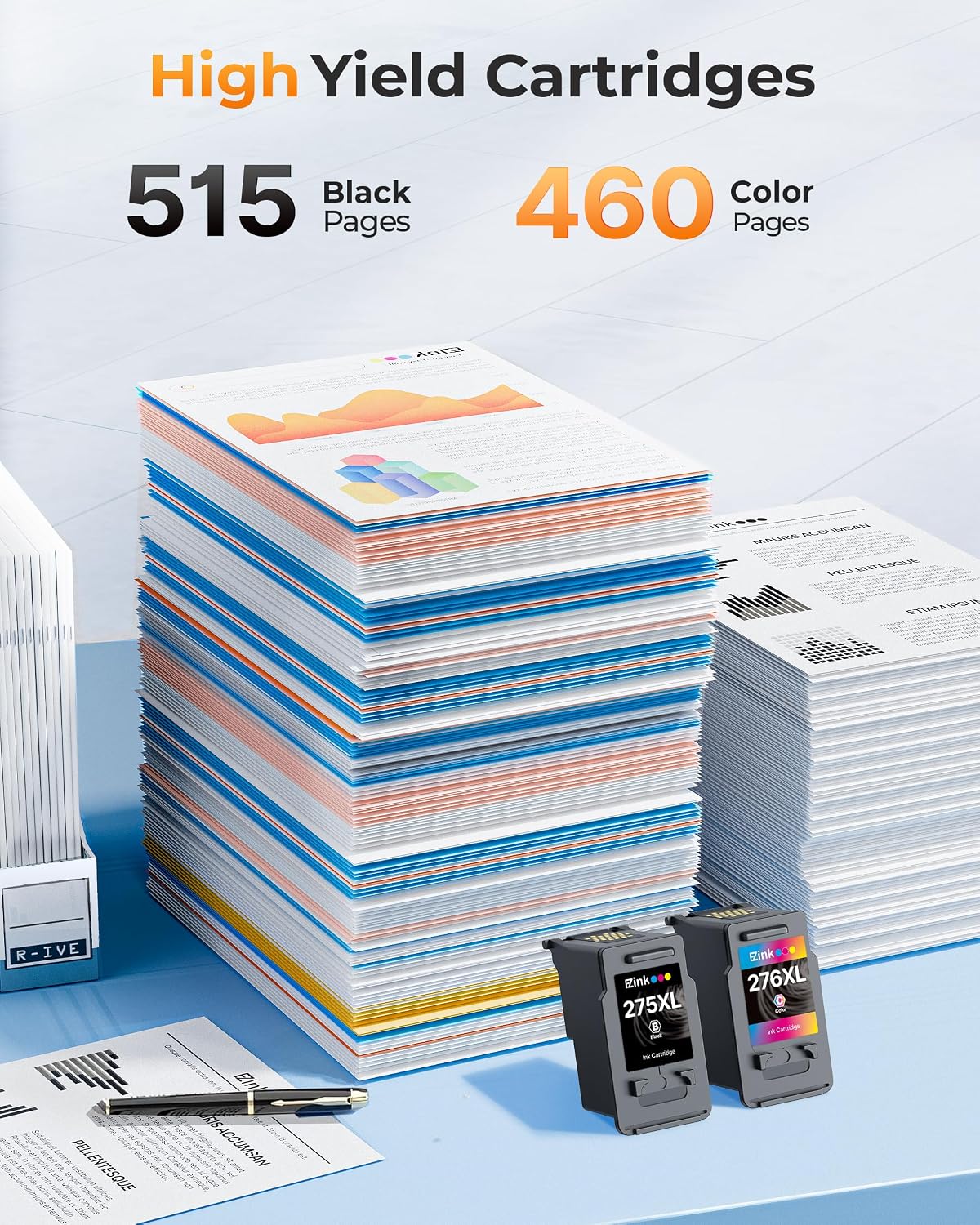 PG‑275XL CL‑276XL Replacement for Cannon 275 and 276 Ink Cartridges 2 Pack image 3