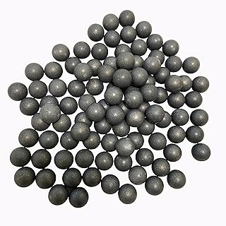 43 Caliber Aluminum Balls 100 X .43 Cal Self Defense Alu Ammo 1.8 Grams Solid Balls for Training and Target Practice Fit for PPQ G17 (Metallic Grey, Aluminum)