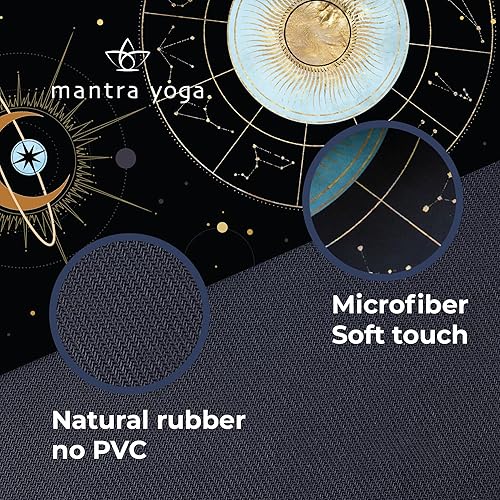 Miniatura 5 de Mantra Yoga Travel PRO 1.5mm con almohadilla para las rodillas - Esterilla plegable para fitness y ejercicio con bolsa | Ligera, compacta y