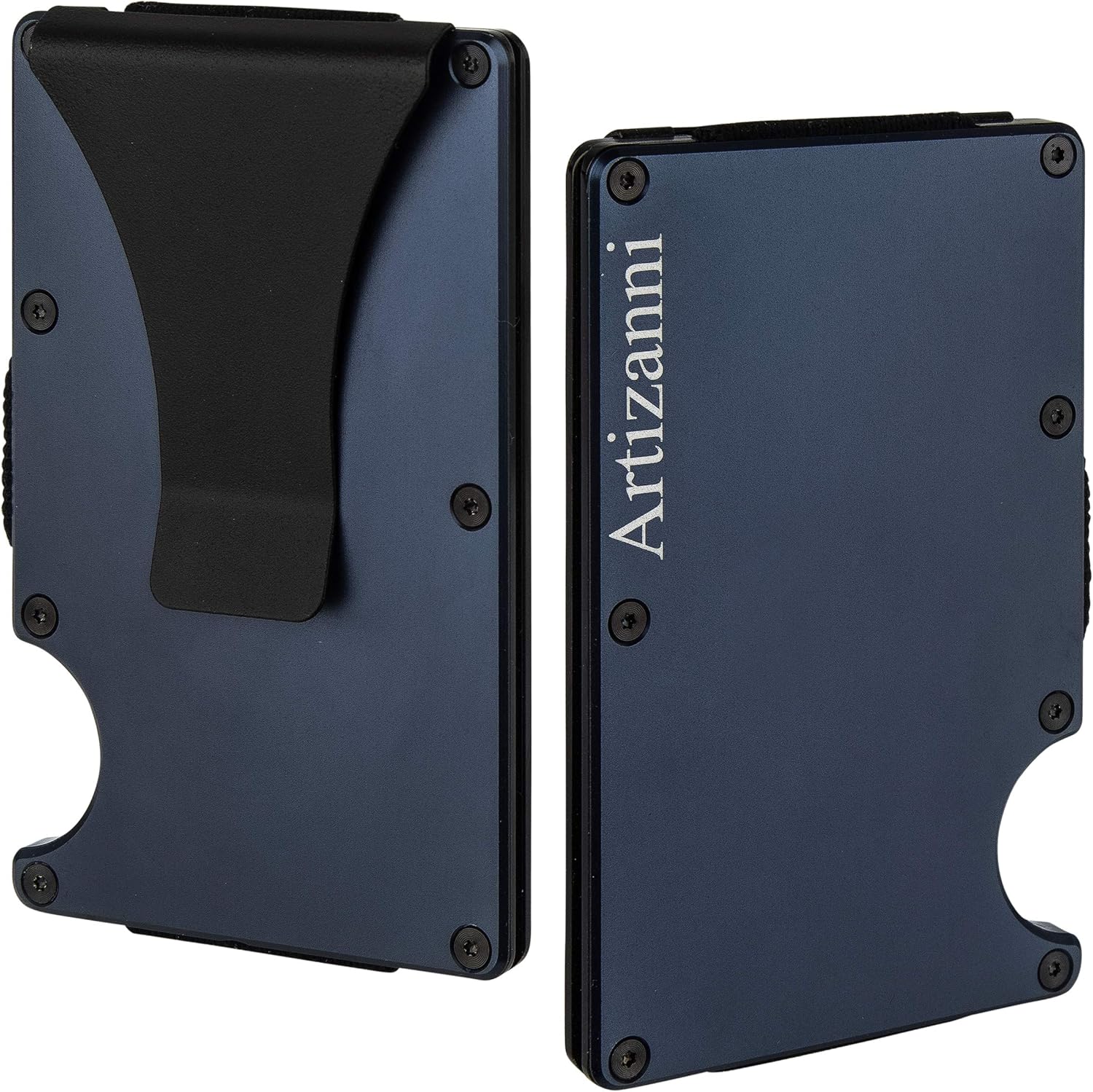 Pince à Billets Minimaliste Pince à Billets En Aluminium Anodisé - Minimaliste - Jusqu'à 7 Cartes Porte-cartes En Aluminium Anodisé