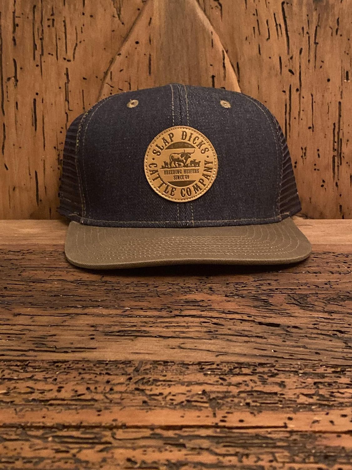 Breeding Heifers Since '69 Patch Hat (US, Alpha, One Size, One Size, Black/White Patch)
