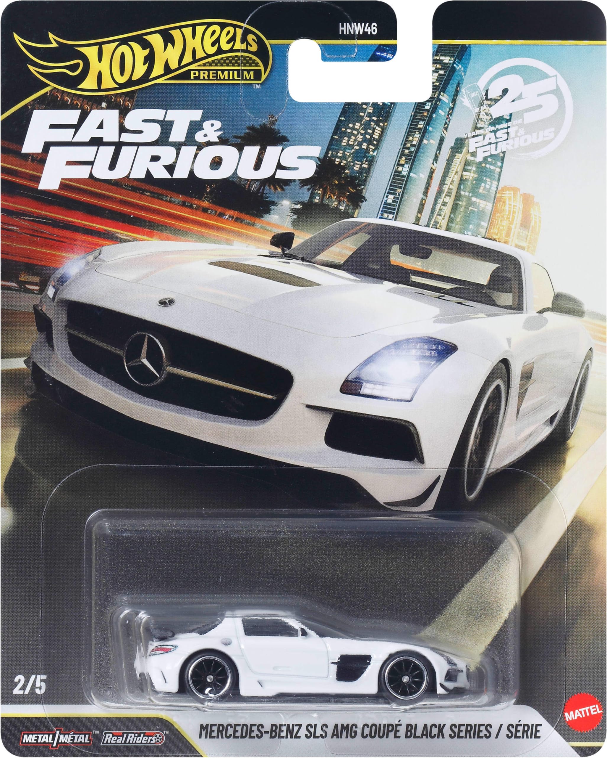 Hot Wheels Fast & Furious SLS Black Series Car -1