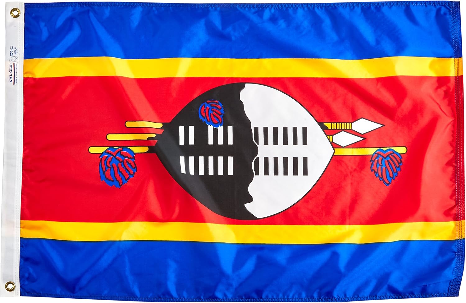Annin Flagmakers Swaziland Flag USA-Made to Official United Nations Design Specifications, 2 x 3 Feet (Model 197911)