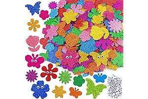 Natonhi Foam Glitter Stickers: Sparkle and Shine