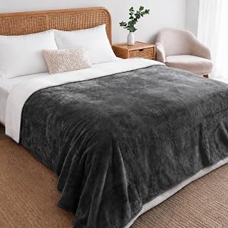 Twinzen wasserdichte Decke 152x203 cm - Sherpa Fleece Kuscheldecke