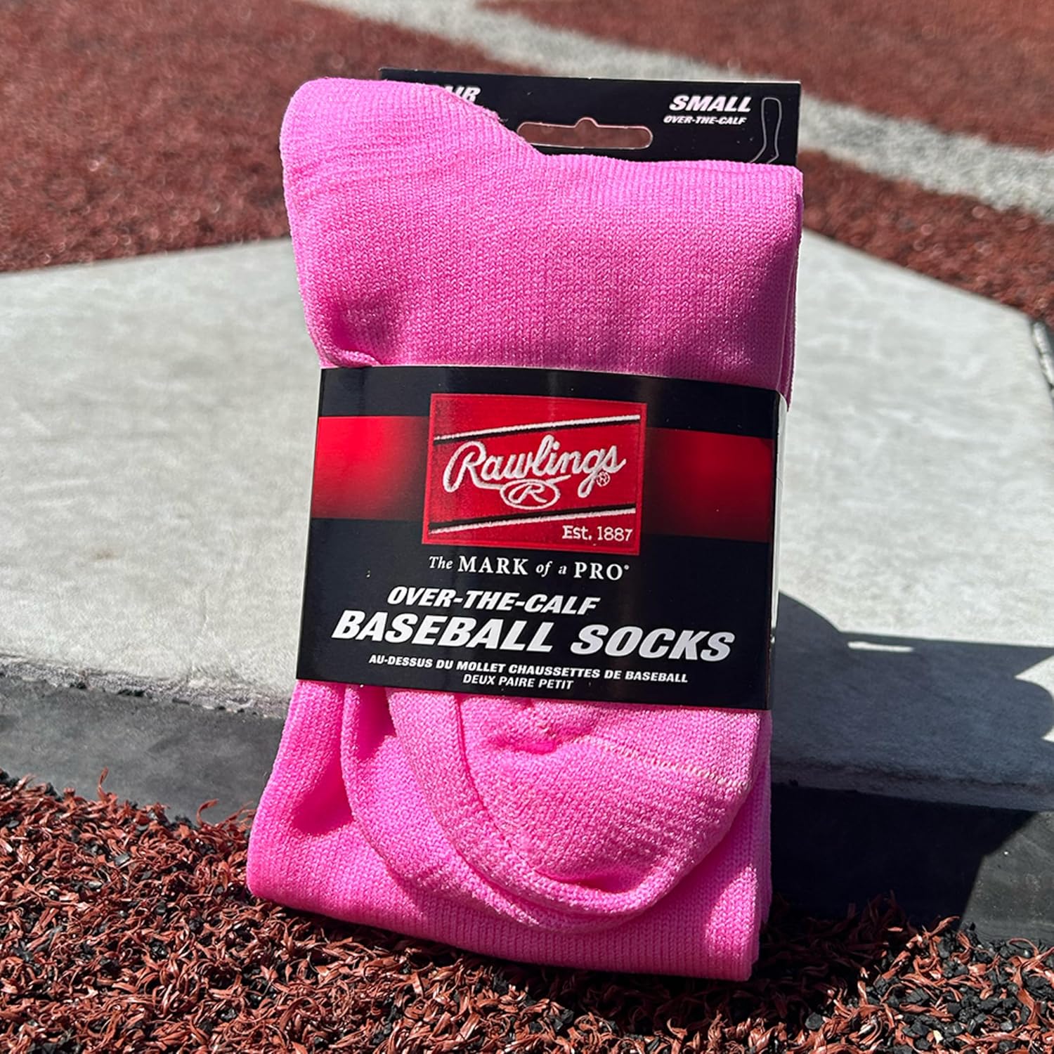 Rawlings | 2 Pair | Athletic Socks | Baseball/Softball | Multiple Sizes/Colors - Image 2