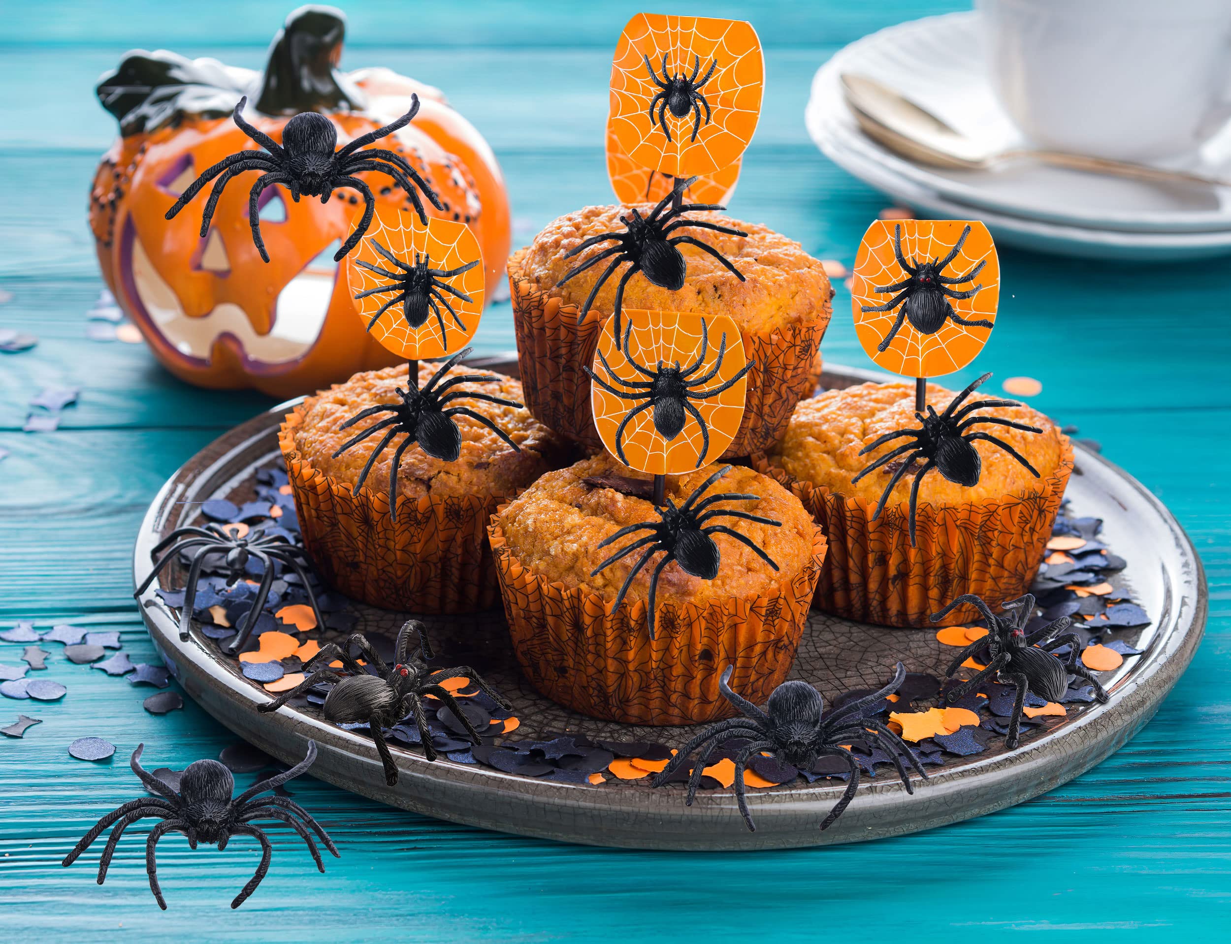 Figura De Araña Tarántula Realista – Juguete De Insecto Gigante Para Halloween Y Bromas