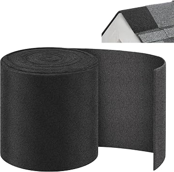 Ridge Exhaust Vent Mesh 32.8 L x 9.8" W Nail Not IncludedAtticdefense Ridge Vent Mesh Roll Ridge Vents for Roofs, Activated Carbon Filter Cotton with Strong Adsorption & Breathability