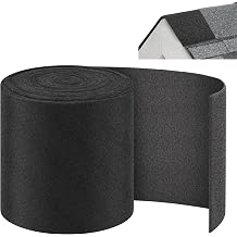 Ridge Exhaust Vent Mesh 32.8' L x 9.8" W Nail Not IncludedAtticdefense Ridge Vent Mesh Roll Ridge Vents for Roofs, Activated Carbon Filter Cotton with Strong Adsorption & Breathability