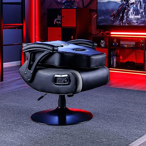 Miniatura 24 de X Rocker PC Computer Gaming Desk Chair, Built-in Audio, College Dorm Essentials for Guys and Girls, Bedroom, Dorm Room Essentials, Foldable, Gifts