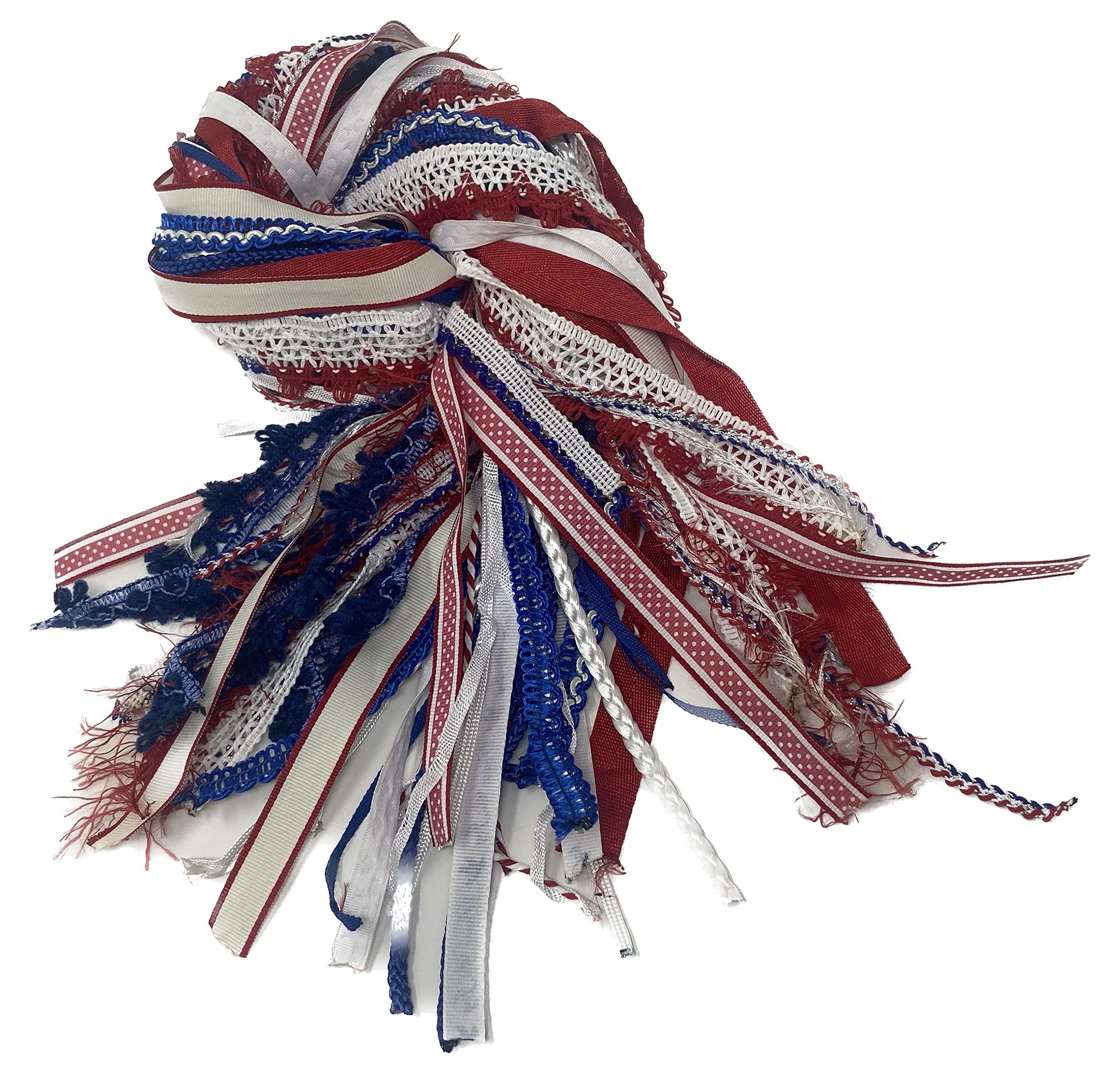 Patriotic Decorations Ribbons for Crafts Assorted Ribbon Red White and Blue Ribbon Fourth of July Decorations Outdoor Patriotic Ribbon Memorial Day Party Decorations Fabric Ribbon Surprise Mix 30 Yard