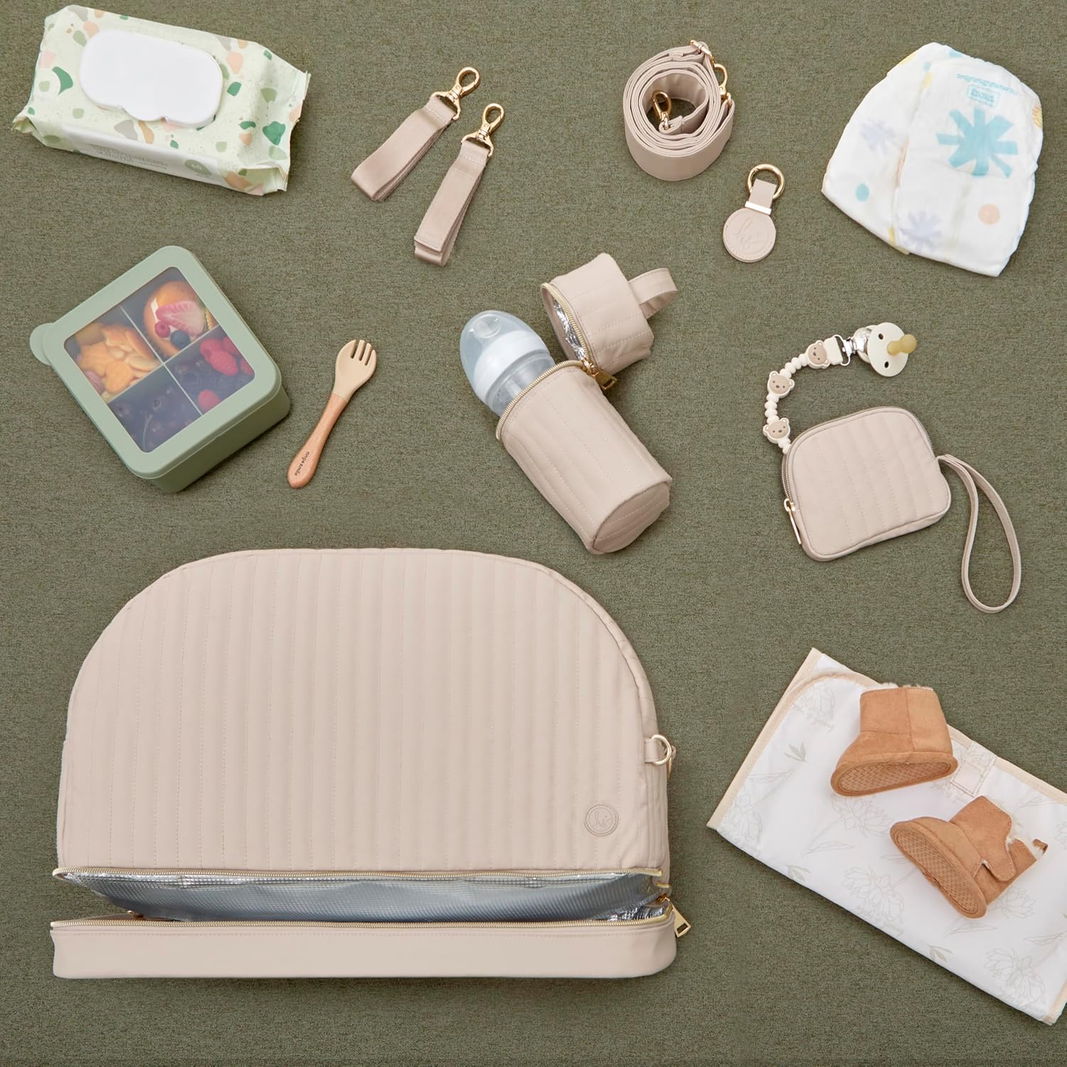 Hannah&Sophia Unisex Kids Hannah & Sophia Weekender 5pc Diaper Bag Set