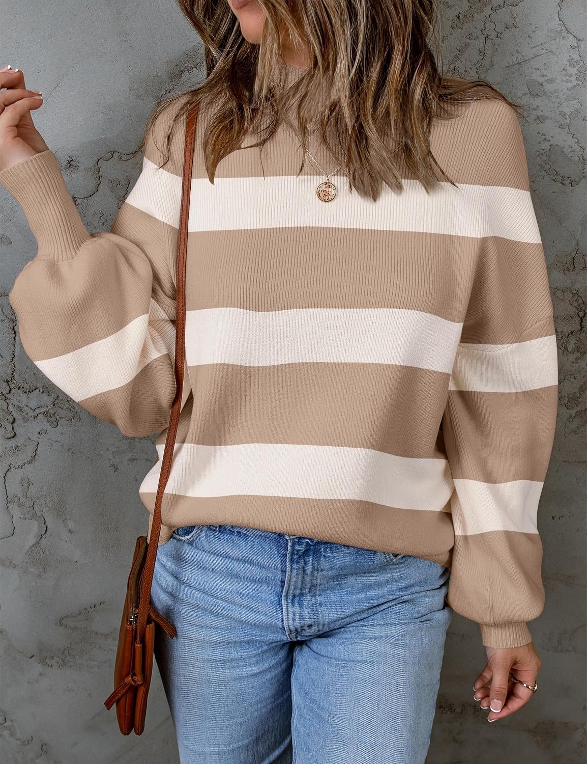  Women's Turtleneck Oversized Sweaters 2026 Fall Outfits thumbnail