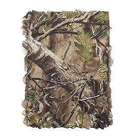 AUSCAMOTEK Camo Netting Camouflage Net for Turkey Blind Material Soft Quiet -Green 5x10Ft