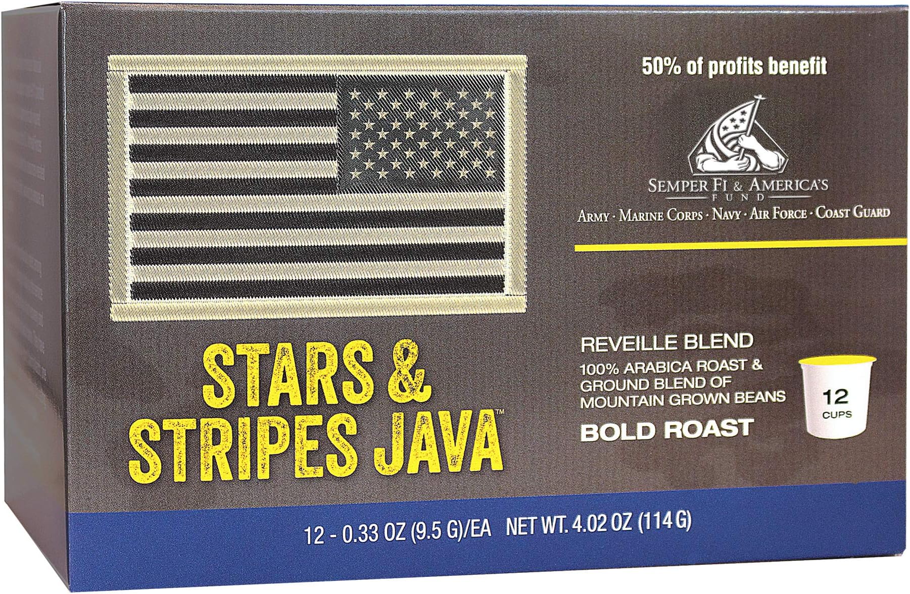Stars & Stripes Java Coffee Pods (Bold Roast)