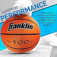 Vista 3 de Franklin Sports Grip-Rite 100 Baloncesto - Tamaño Oficial