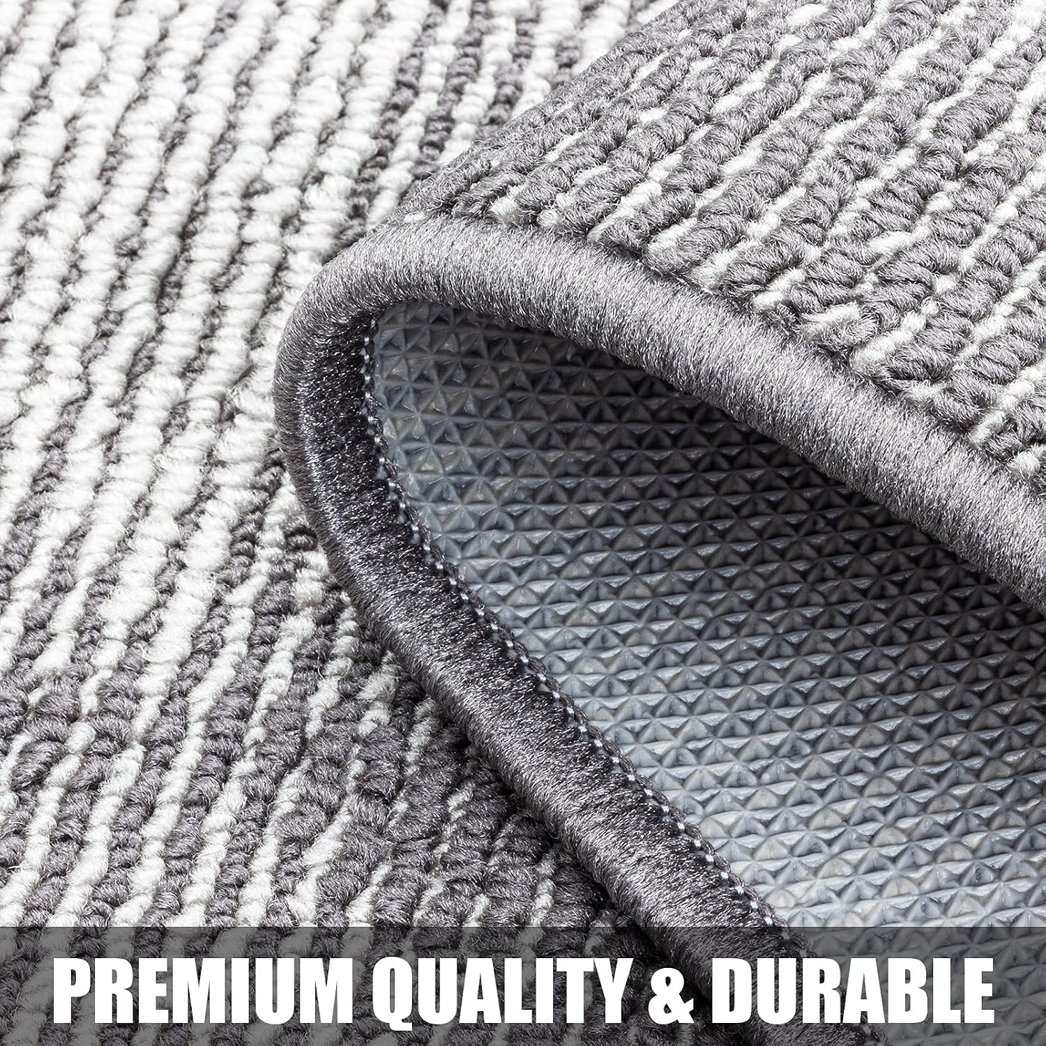 Kitchen Rugs and Mats Washable [2 PCS], Non-Skid Soft Absorbent Kitchen Mats Set for Floor, Comfort Runner Rug Carpets for Kitchen Floor, Sink, Laundry, Hallway, Dinning Room, Office-20”x32”+20”x47”
