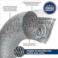 Vista 2 de GE CONDUCTO DE TRANSICIÓN SECADORA METAL FLEXIBLE 8ft PM08X10085