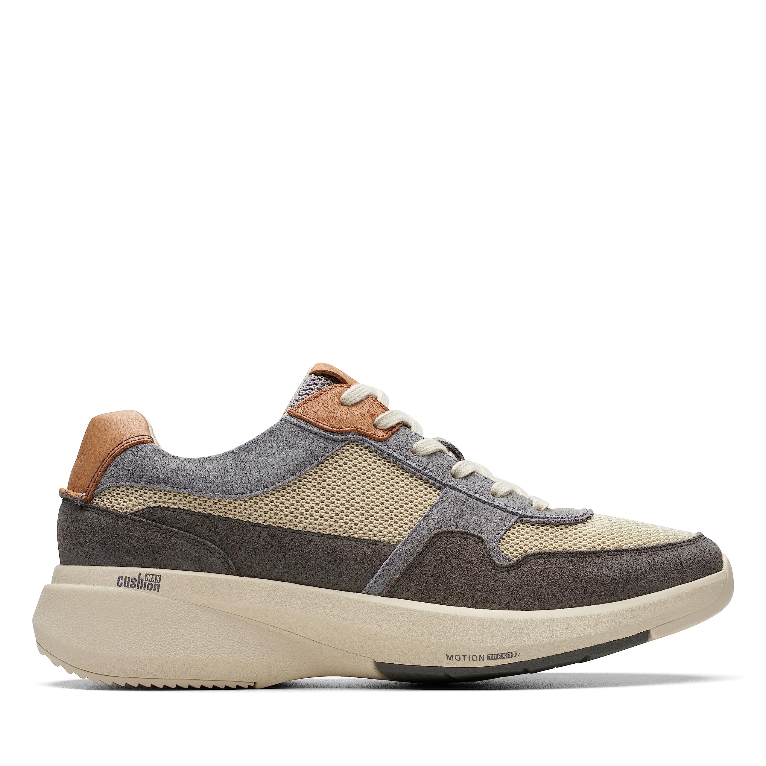 Clarks Lehman Race Mens Grey Combi, 9