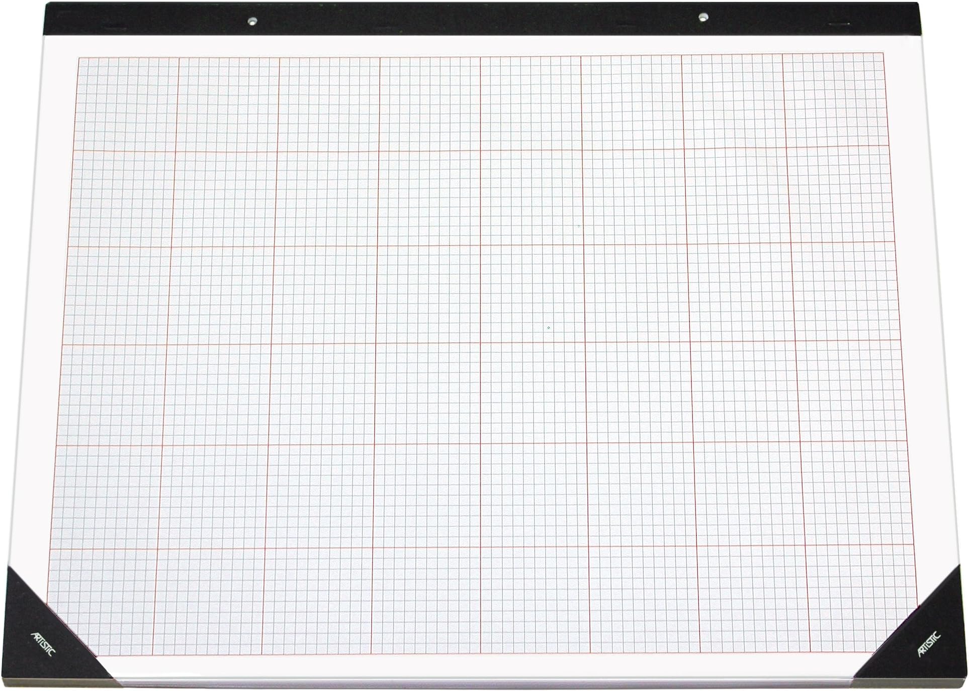Artistic 17" x 22" Quad Lined Paper Desk Pad, White Paper