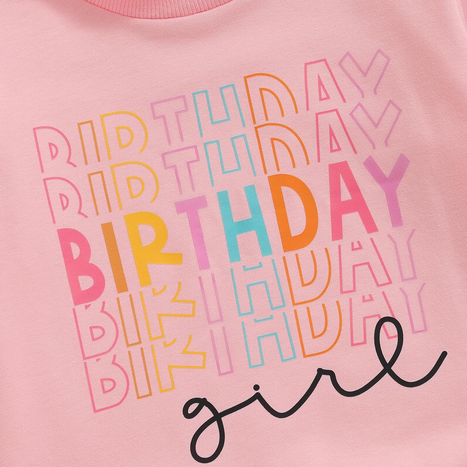 Toddler Baby Fall Outfit Birthday Girl Crewneck Sweatshirt Tops Little Princess Birthday Shirt Kids Spring Clothes - Image 5