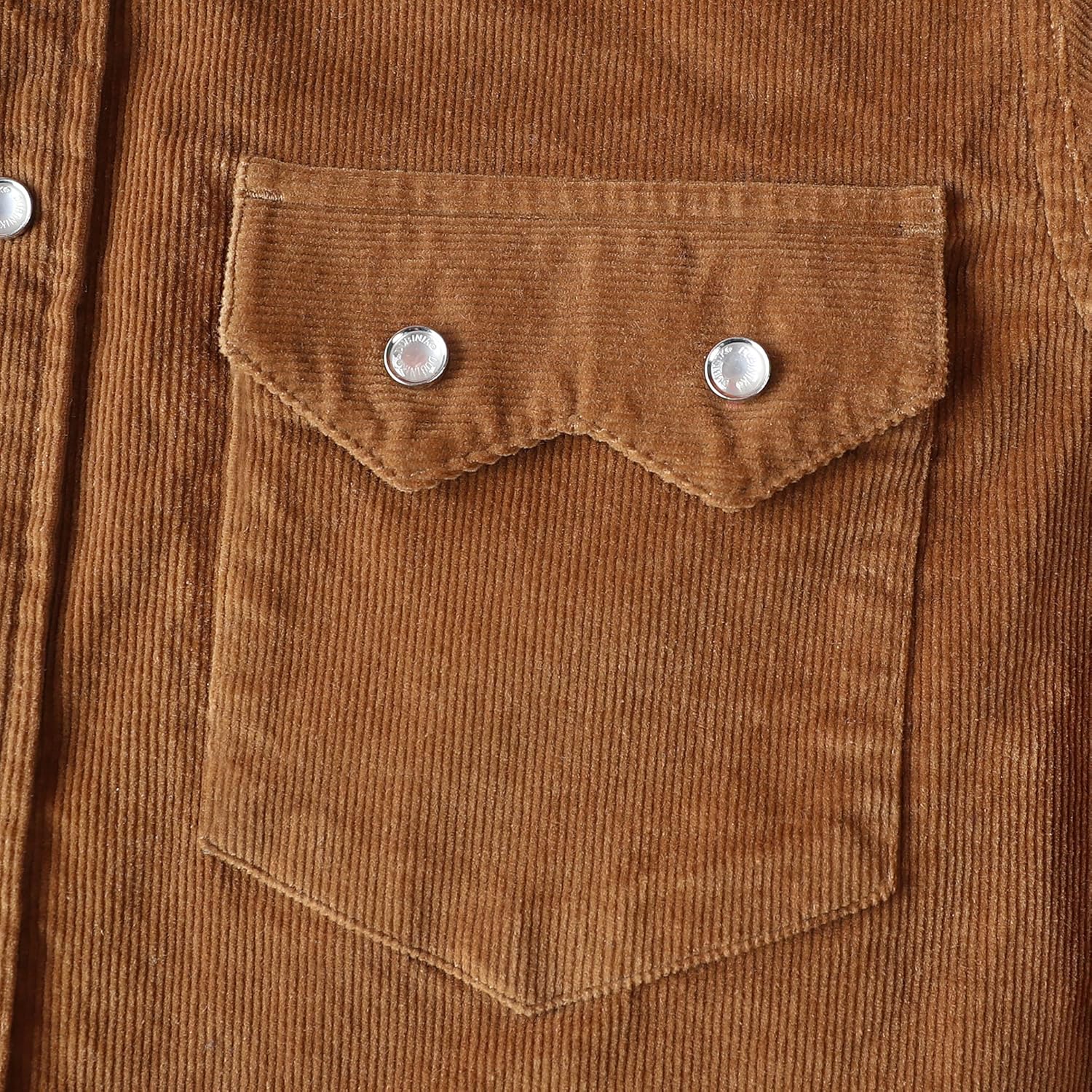 Dubinik® 10 oz Ultra Heavyweight Corduroy Pearl Snap Shirt Men Western Vintage Jacket Long Sleeve Casual Cotton 2 Pockets - Image 4