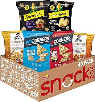 Frito-Lay Popped and Crisps Mix Variety Pack, (Pack of 40)