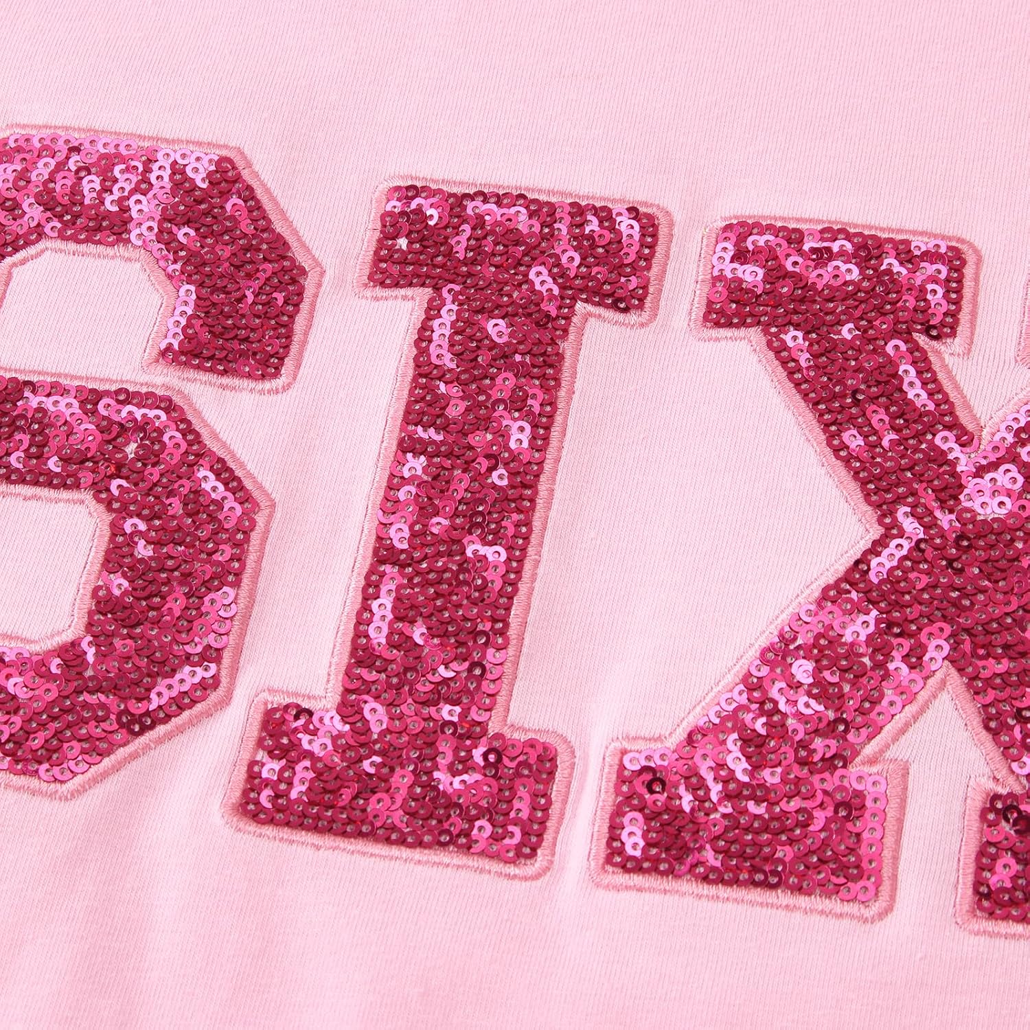 Birthday Girl Shirt 6th 7th 8th 9th Girls Birthday Tshirt Kids Bday Party Outfit Sequin Glitter Embroidery Tee Tops - Image 6