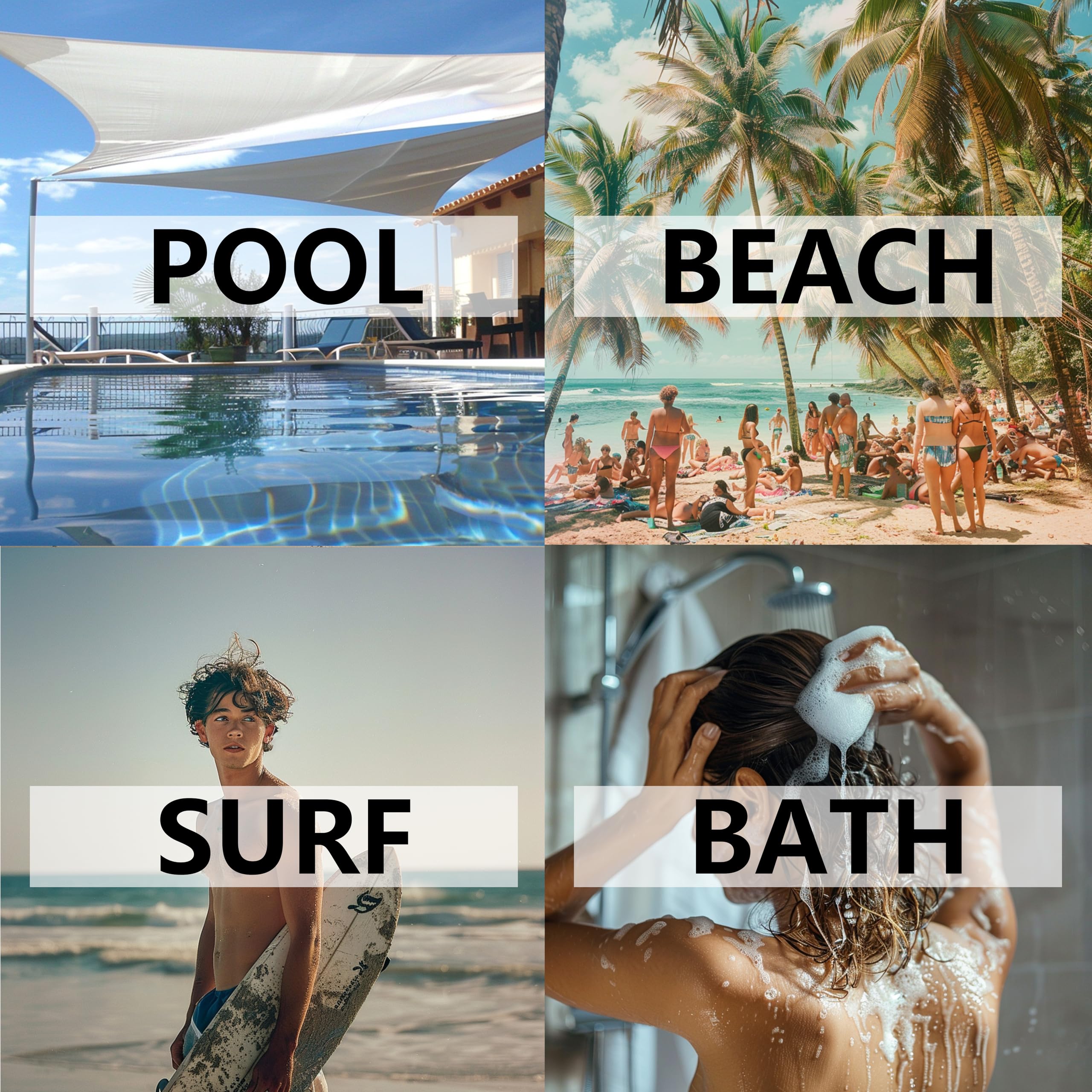 Toalla de Tela de Secado rápido, Capa de Surf, Toalla cambiante, Bata de baño con Capucha y Bolsillos para Mujeres y Hombres, natación, Playa, Surf, Buceo, baño en casa (Adult-M)