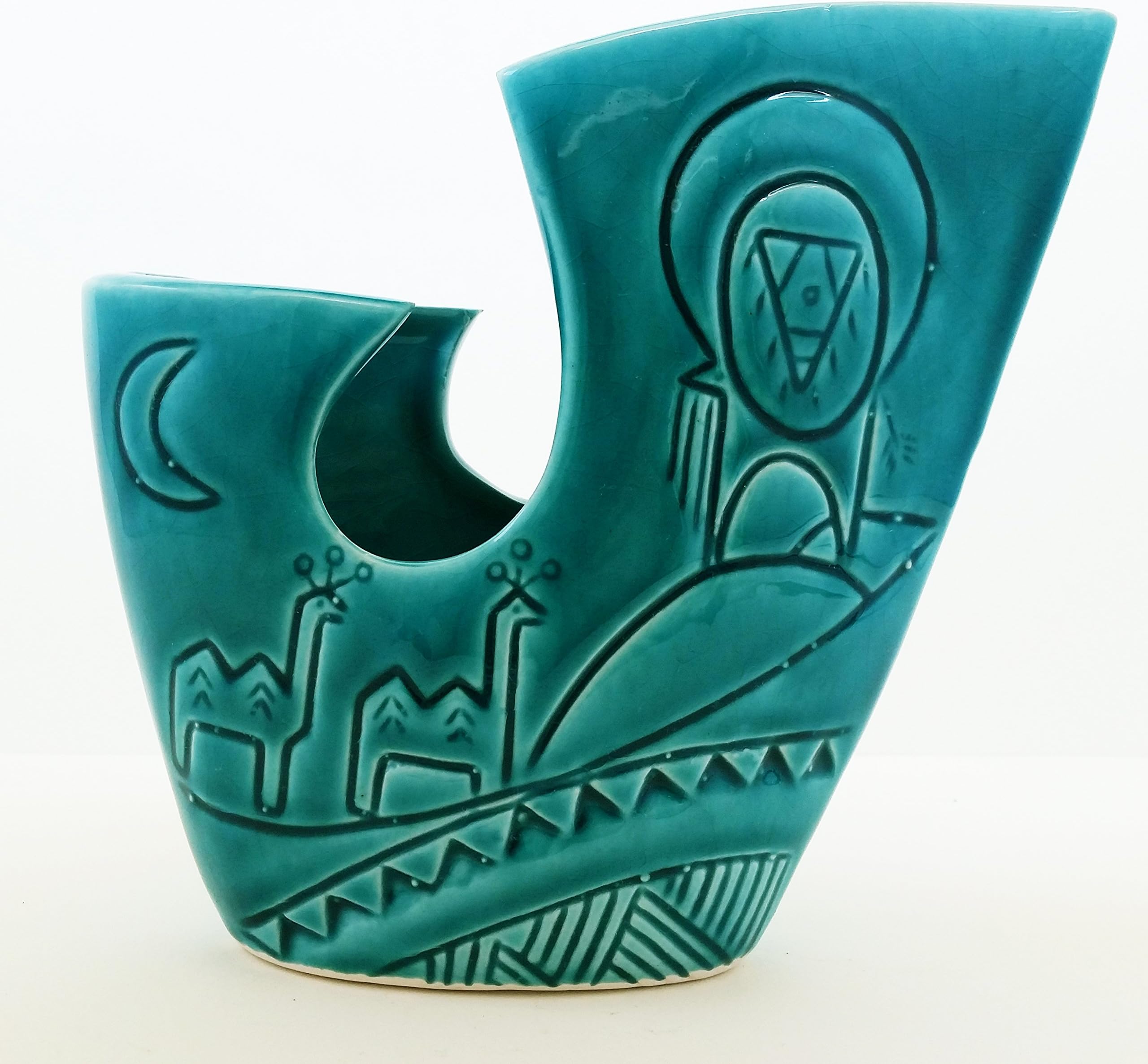 Handmade Decorative Ceramic Vase, Pottery Home Decor