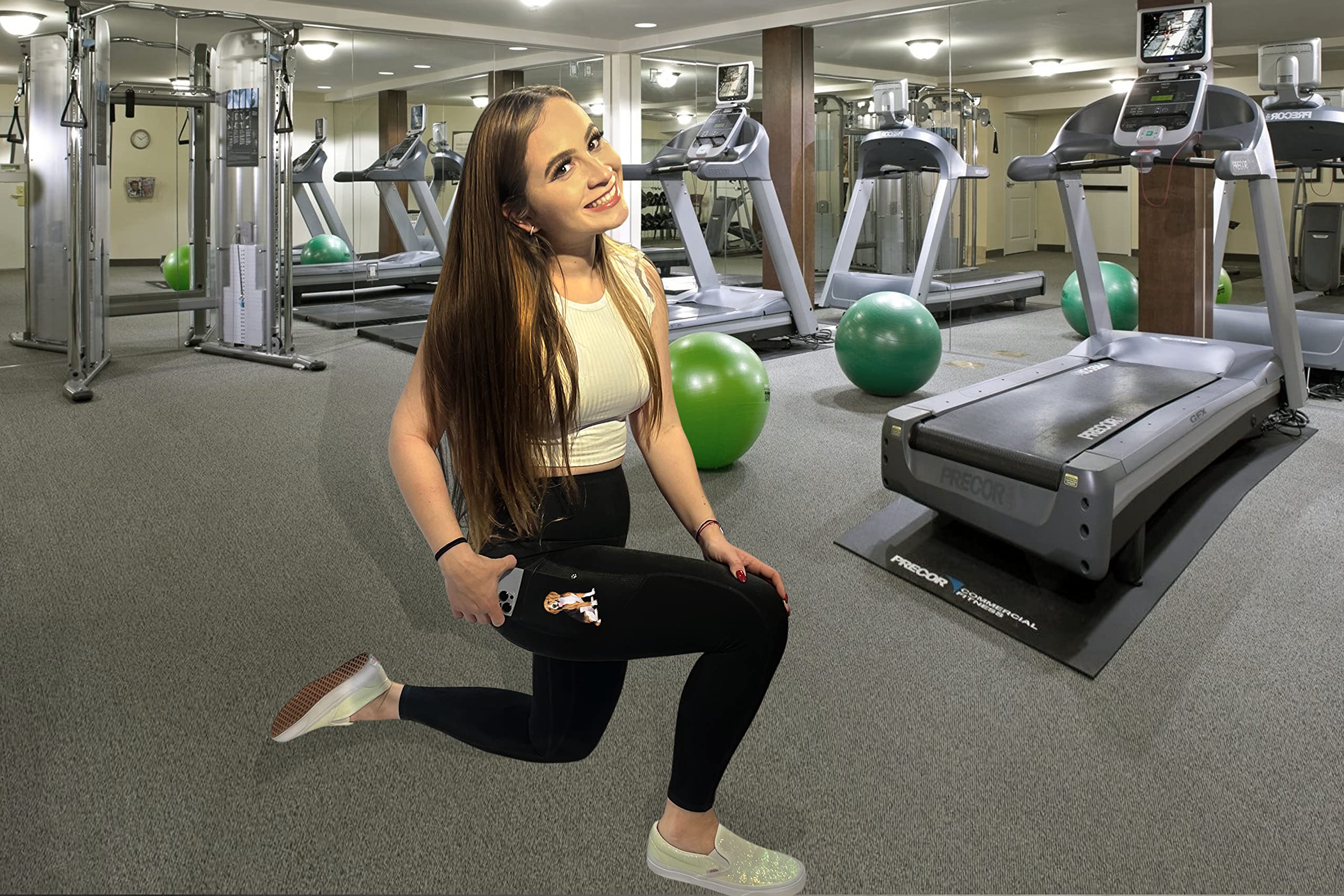 E&S Pets Beagle High Rise Yoga Leggings for Pet Lovers -25